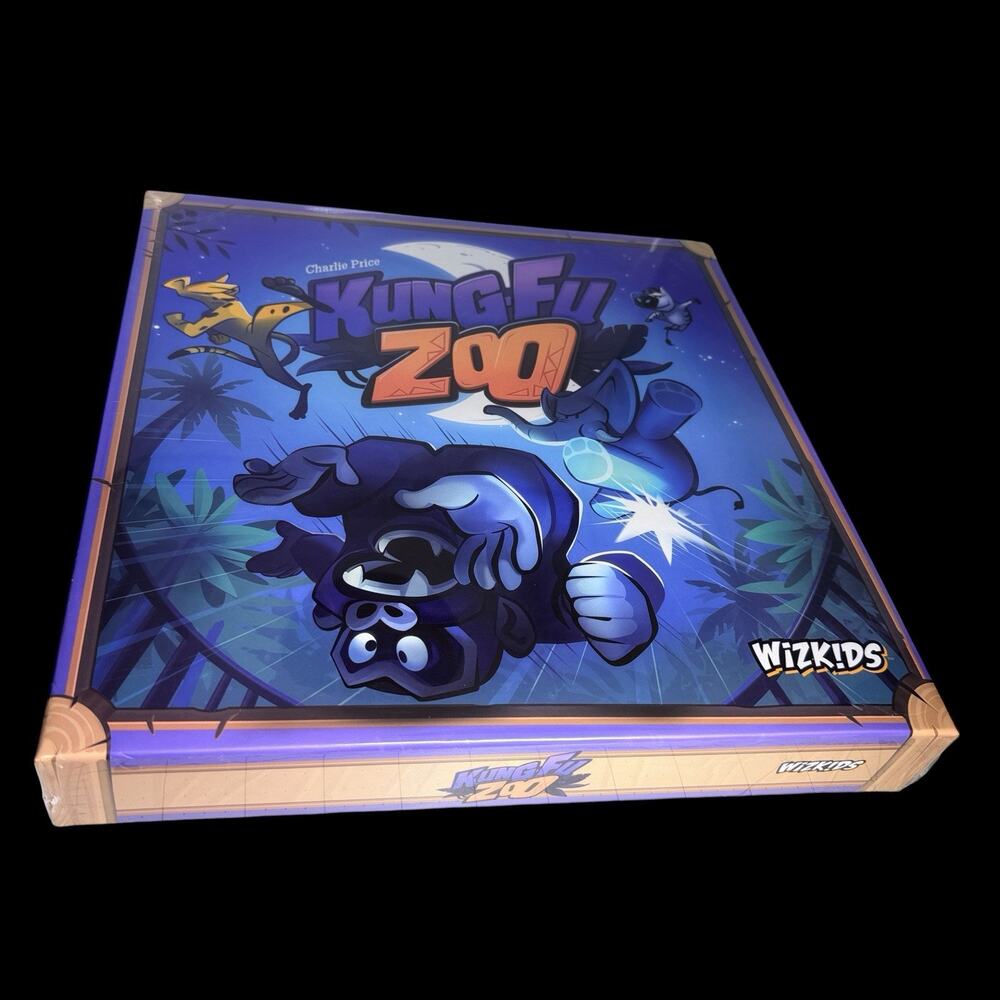 Kung Fu Zoo Board Game WizKids 2018 Charlie Price Sealed Complete Dice Game